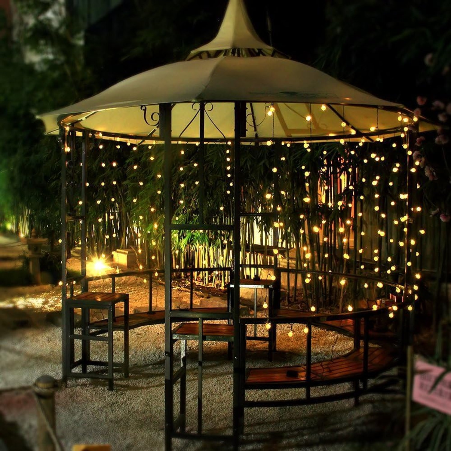 Toodour 11m Solar Globe String Lights: image 4