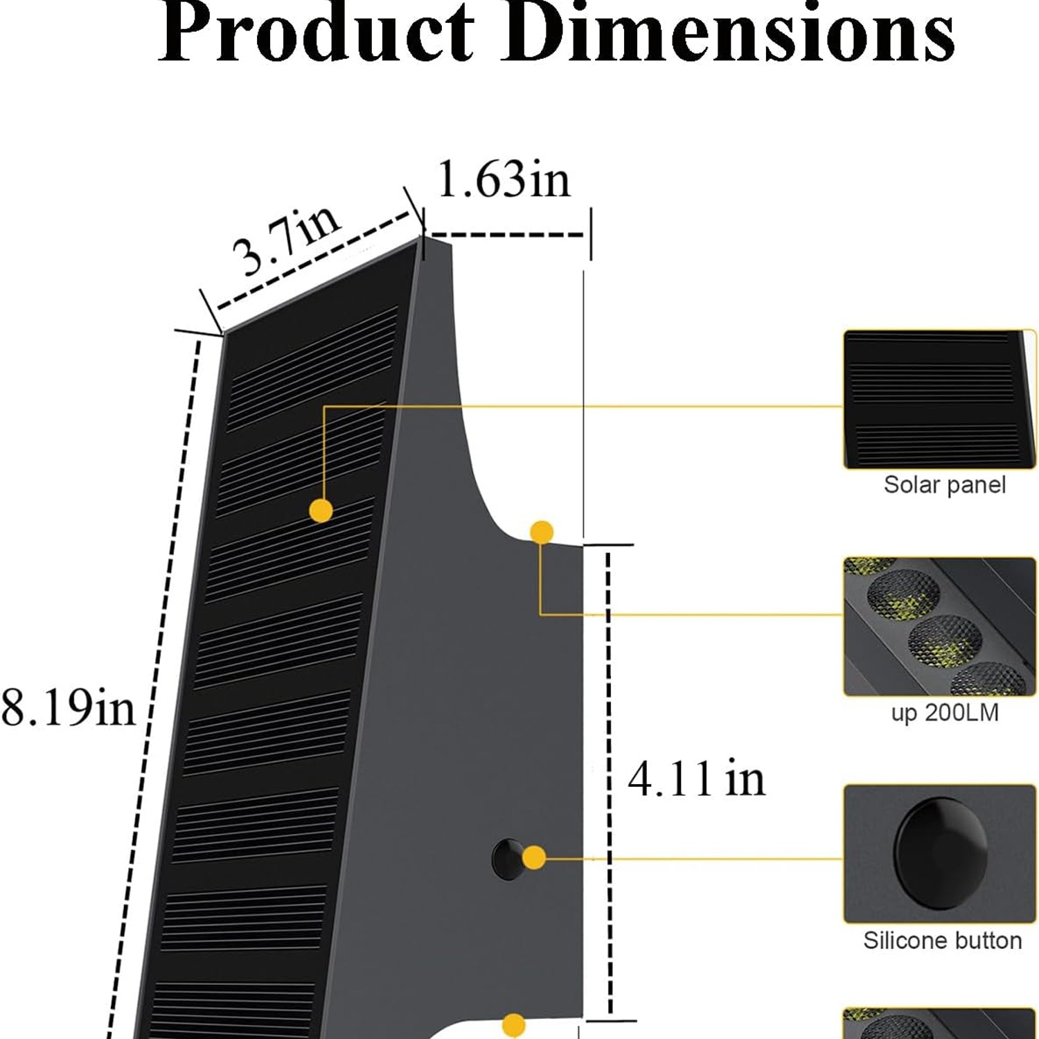 SOTTLOT Solar Up Down Wall Light: image 3
